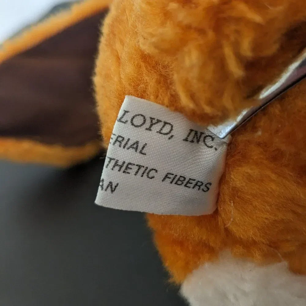 House of Lloyd, Inc Puppy Dog Plush - Floppy Ears - Orange - Made in Taiwan